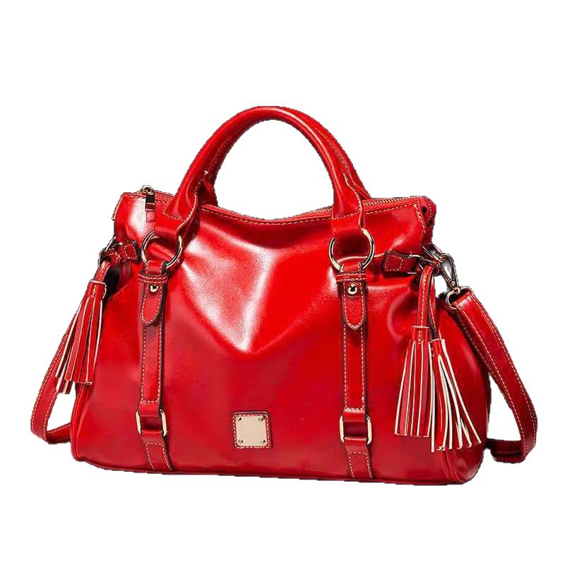 Leatherwork Designs - Retro Soft Leather Women's Large Capacity