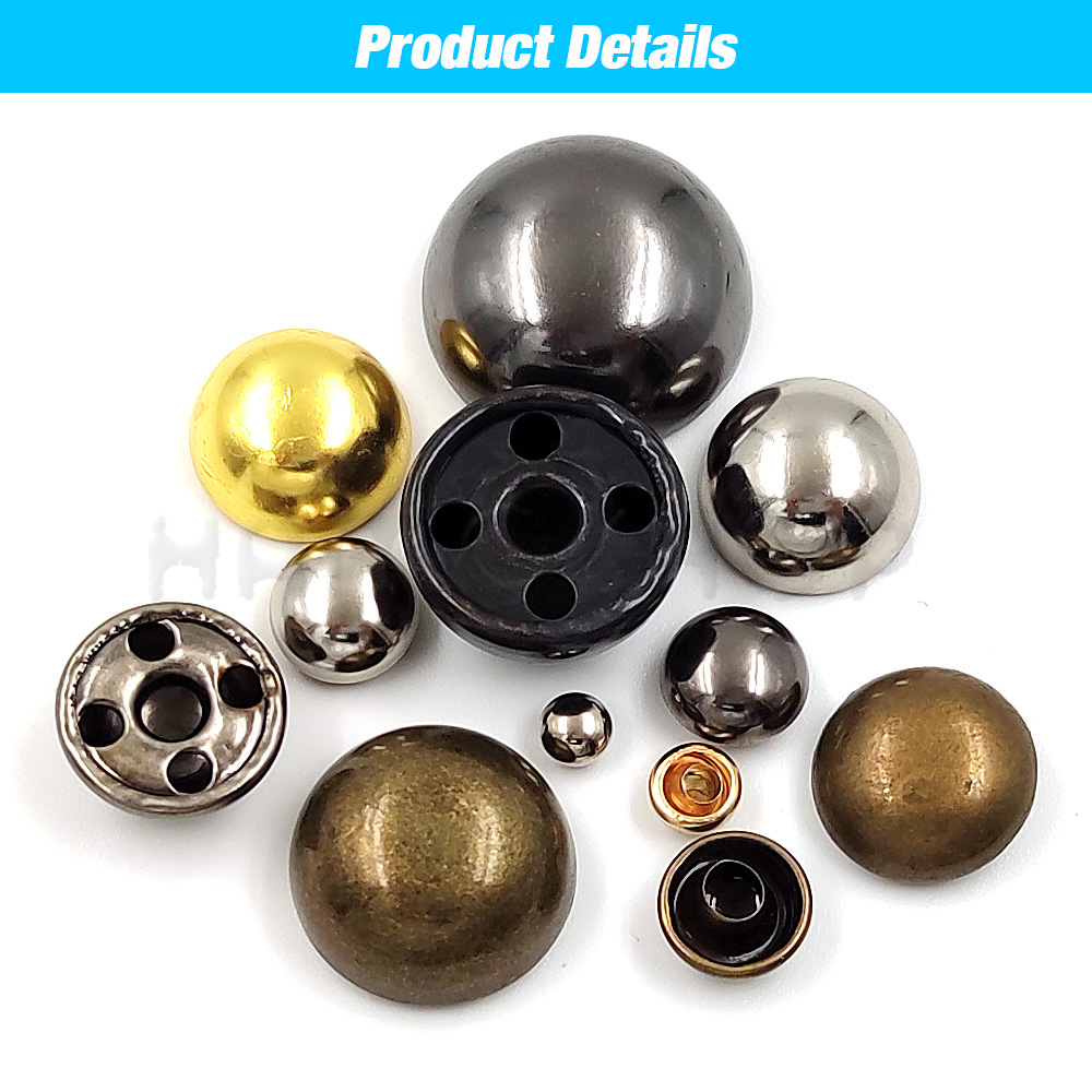 Metal Dome Cap Rivets Studs Ro - Rivet Setter Tool ulasan dan harga
