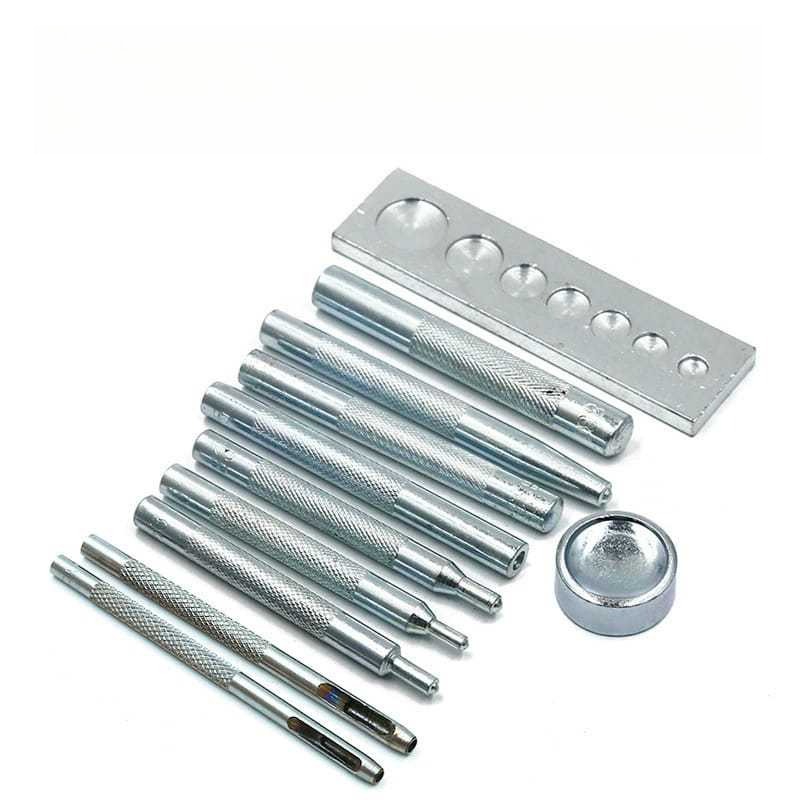 11Pcs Snap Rivet Fastener Butt - Rivet Setter Tool ulasan dan harga