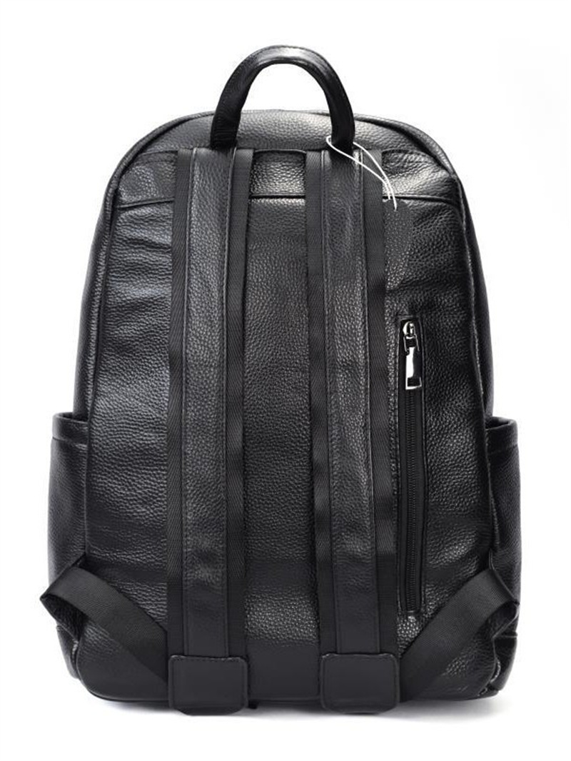 Man Genuine Leather Travel Bac - Leather Work Rucksack Mens ulasan dan harga