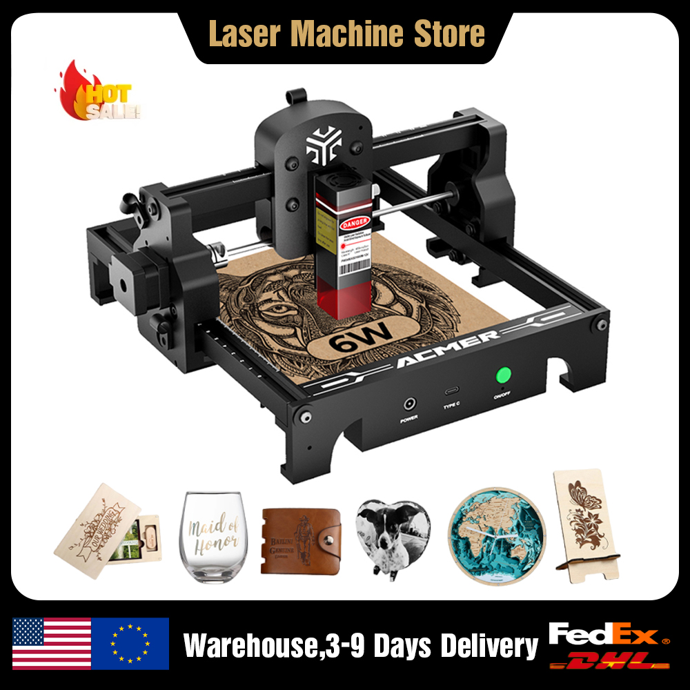 Laser Engraver 6W/3.5W/2.5W Wo - Leatherwork Machine ulasan dan harga