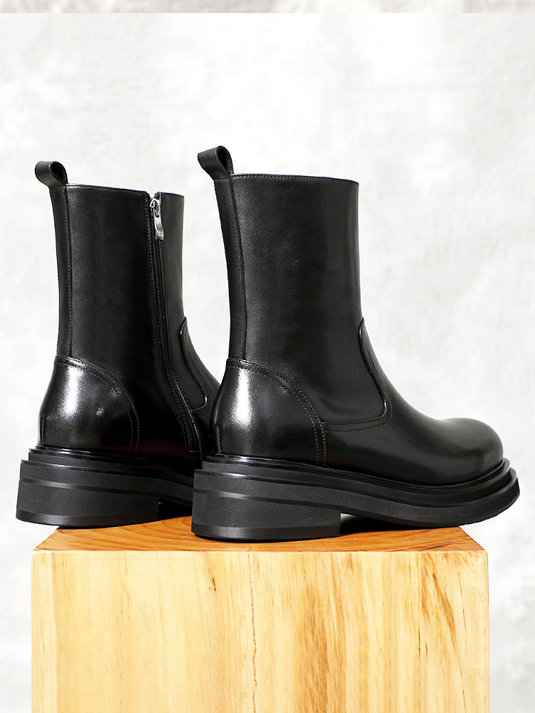 Design Fashion Round Toe Cowhi - Leatherwork Designs ulasan dan harga