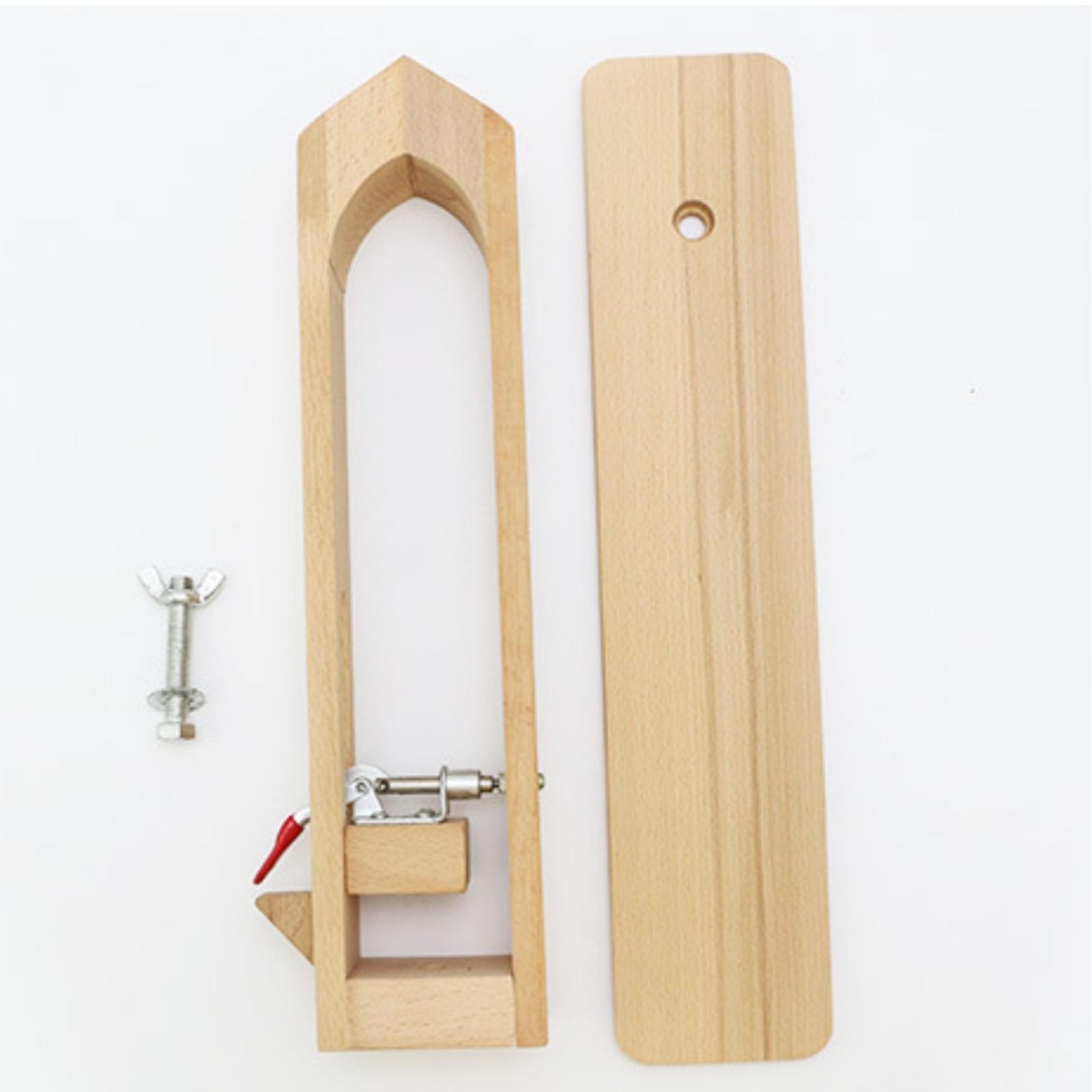 Beechwood Leather Sewing Clamp - Leatherwork Hand Press ulasan dan harga