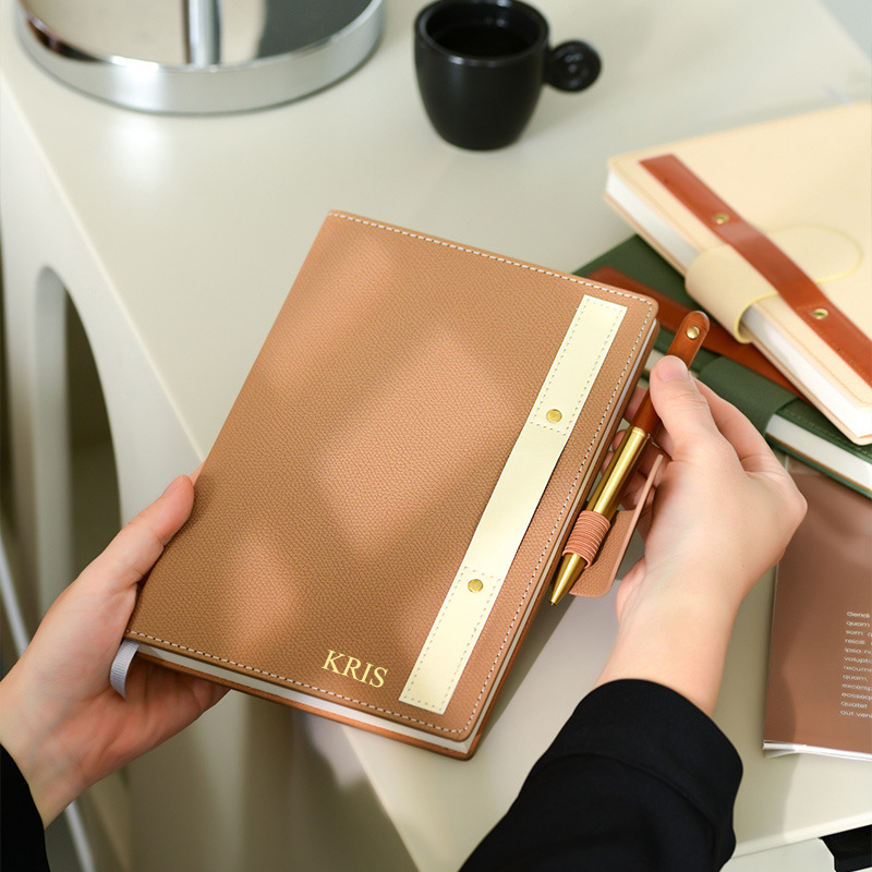 Engraving PU Cover A5 Notebook - Leather Work Diary Covers ulasan dan harga