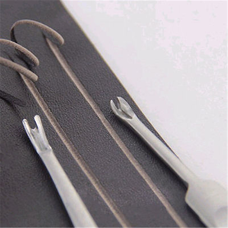 (.) 2Pcs Leather Leathercraft  - Groover Stitching Tool ulasan dan harga